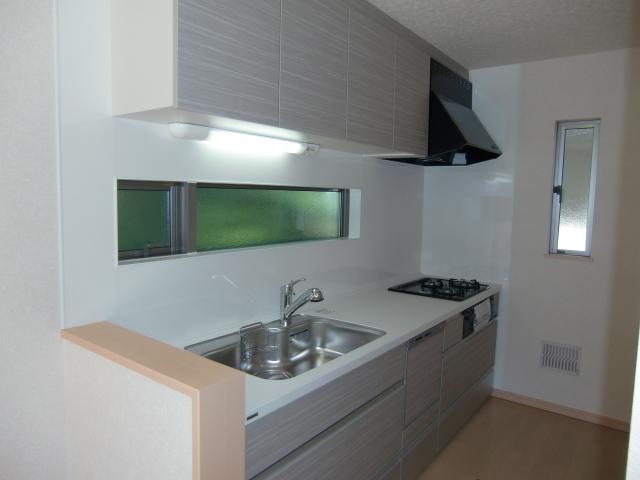 Kitchen. With dish washing dryer