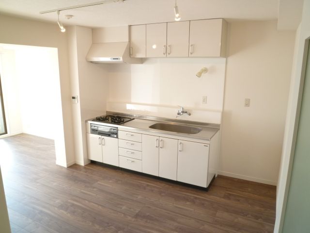 Living and room. Simple lighting is fashionable. 