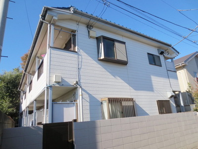 Building appearance. Sunny