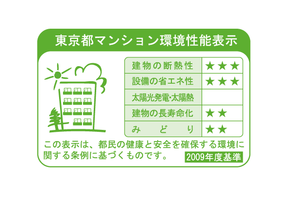 Building structure.  [Tokyo apartment environmental performance display]  ※ For more information see "Housing term large Dictionary"