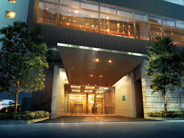 Shared facilities.  [Beautiful mansion to become a new symbol of the city] Richly, Space of Yingbin. Entrance was adopted throughout the material that fancy is, It has a ceiling height of about 4.3m, Generous to welcome the person who live. And, A corridor that gives off a soft light, We invite you to fine relaxation of space. (Entrance Rendering)