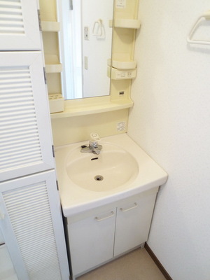 Washroom. Independent wash basin