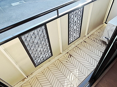 Balcony. Sunny balcony