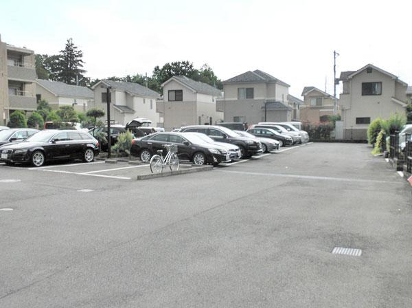 Parking lot. Common areas