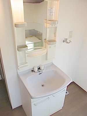 Washroom. Independent wash basin