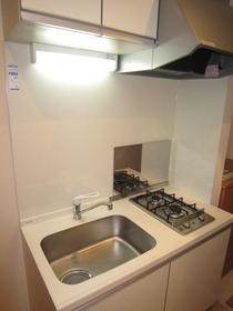 Kitchen. Widely and easy to use kitchen