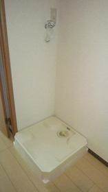 Other room space. Washing machine in the room