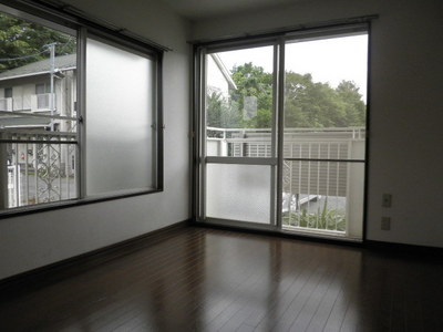 Living and room. Bright Western-style angle room