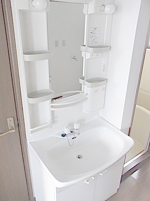 Washroom. Independent wash basin