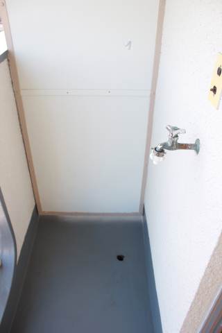 Balcony. Washing machine balcony