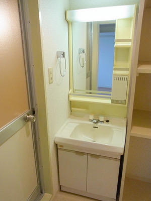 Washroom. Independent wash basin