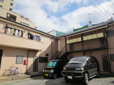 Building appearance. Day good