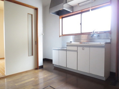 Other room space. Around the kitchen