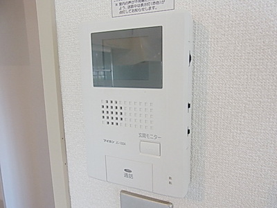 Security. TV monitor with intercom
