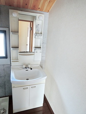 Washroom. Independent wash basin