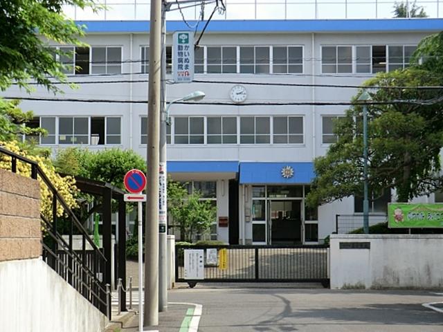 Junior high school. Koganei Tatsuhigashi until junior high school 286m