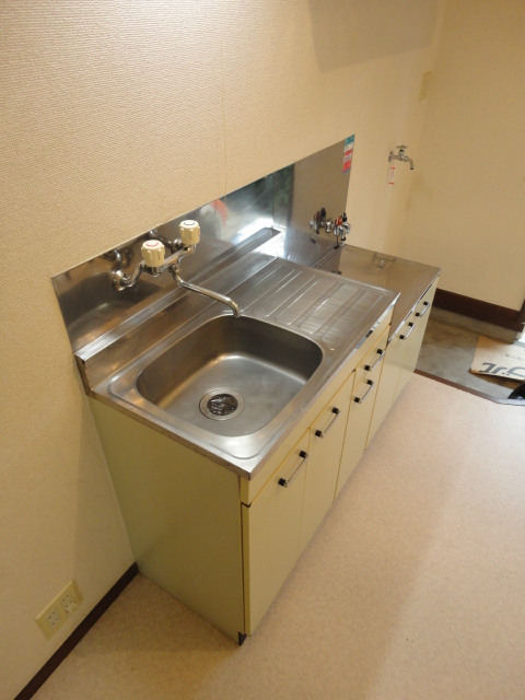 Kitchen. You can put two-burner gas stove