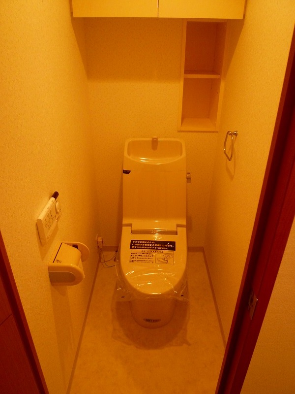 Toilet. The photograph is a different Room No..