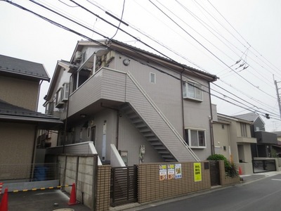 Building appearance. Day good