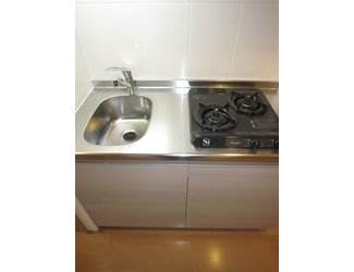 Kitchen. Widely and easy to use kitchen