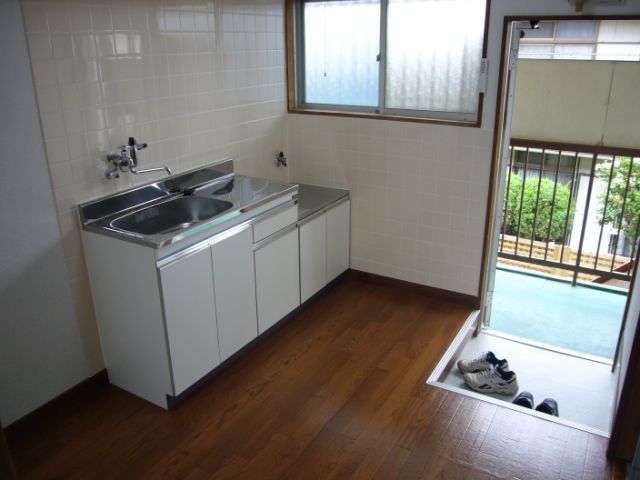 Living and room. Kitchen space