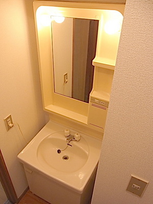 Washroom. Independent wash basin