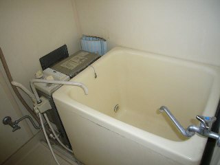 Bath. Bathroom was a white tones