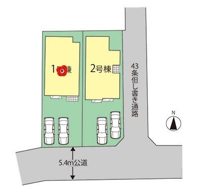 The entire compartment Figure. Koganei Higashi 2-chome compartment view