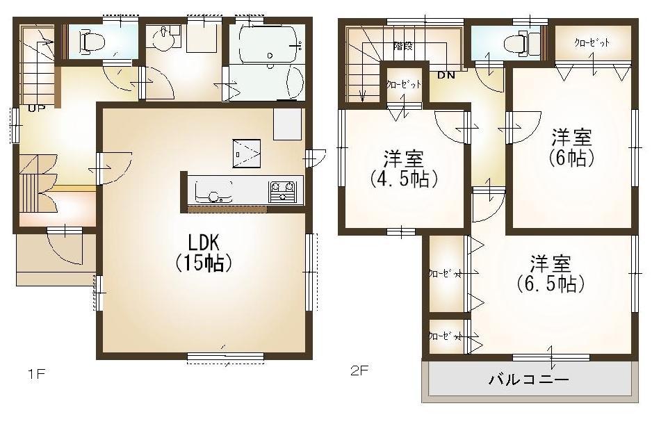 Floor plan. 2-minute walk from the Koganei Park!