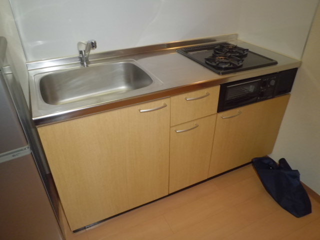 Kitchen.  ☆ 2-neck Gasukitchin ・ Grill with ☆ 