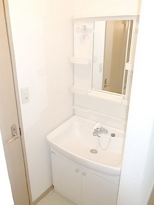 Washroom. Independent wash basin