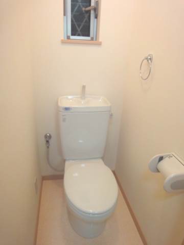 Toilet. Toilet with window