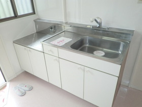 Kitchen. There is a window in the kitchen