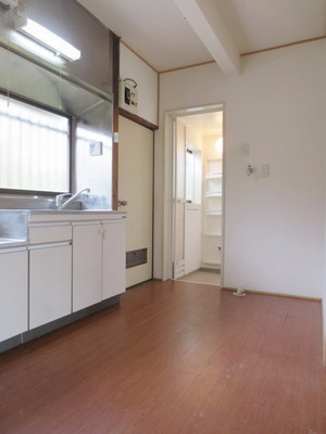 Other room space. Around the kitchen