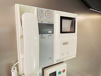 Security. Monitor with intercom