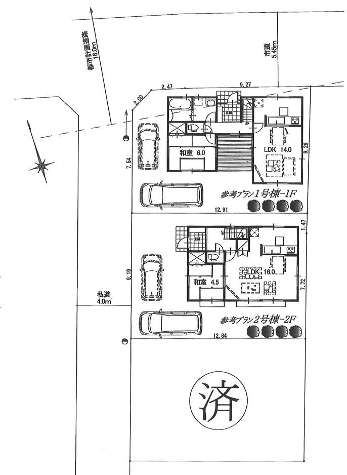 Compartment figure. Land price 37,800,000 yen, Land area 118.26 sq m