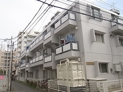 Building appearance. Reinforced concrete apartment of peace of mind