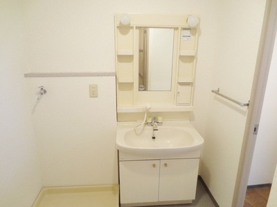 Washroom. Independent wash basin