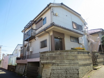 Building appearance. Sunny