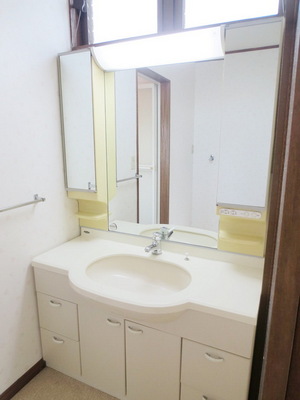 Washroom. Independent wash basin