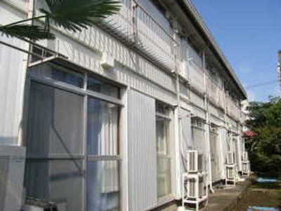 Building appearance. Sunny