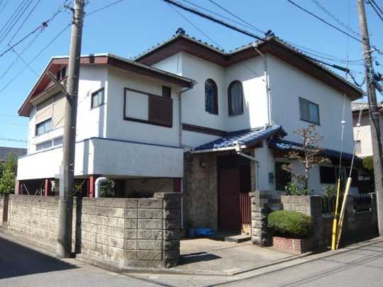Local land photo. Shooting from the northeast side