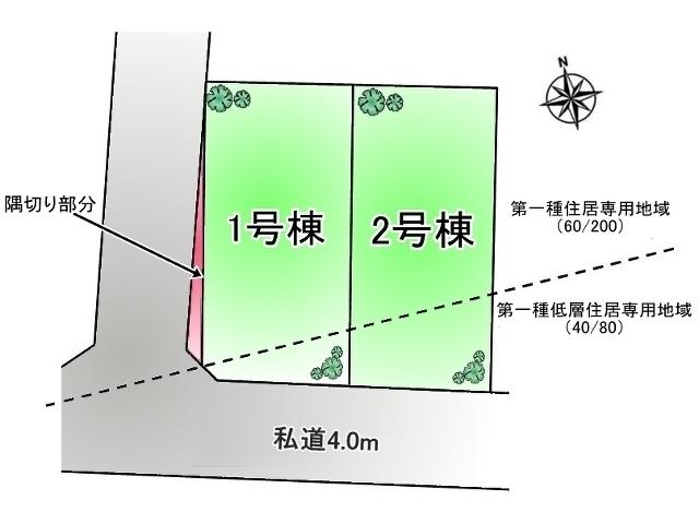 The entire compartment Figure. Koganei Maehara-cho 4-chome compartment view