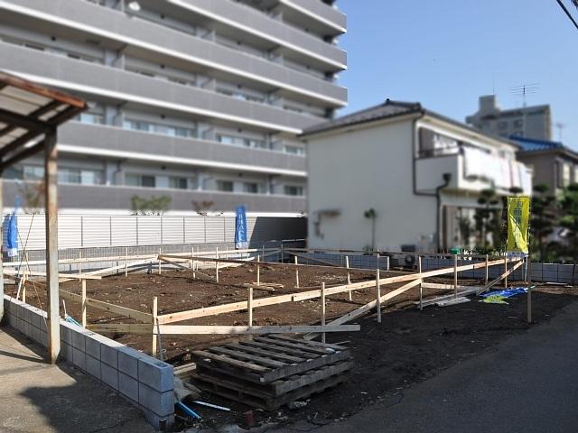 Local appearance photo. Koganei Maehara-cho 4-chome field landscape When the vacant lot