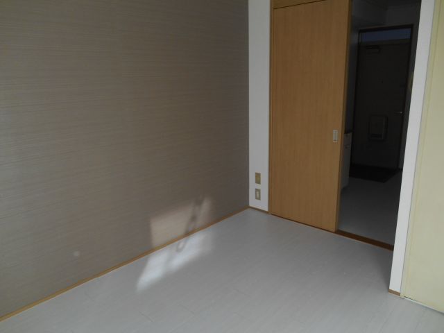 Living and room. Kitchen and rooms are bulkhead. With sliding door