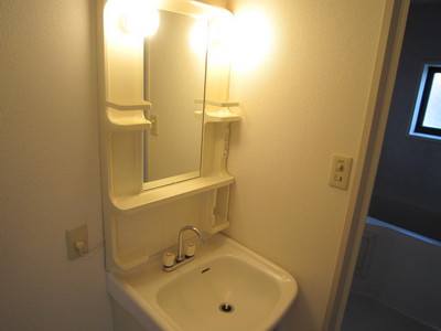 Washroom. Independent wash basin