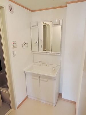 Washroom. Independent wash basin