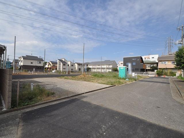 Local land photo. Field landscape Vacant lot