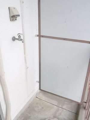 Other Equipment. Outdoor washing machine Storage