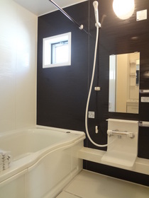 Bath. With the bath reheating with bathroom dryer